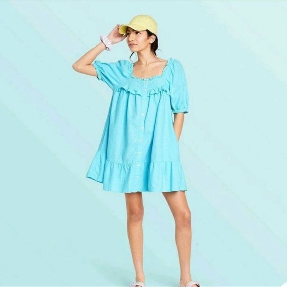 Stoney Clover Ln x Target Baby Blue Dress - Picture 1 of 7